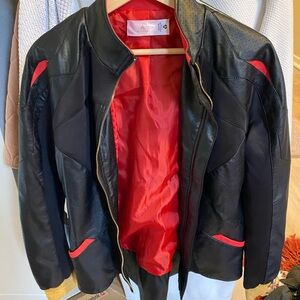 Disney Black Widow Faux Leather Jacket